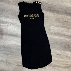 Balmain Black Dress